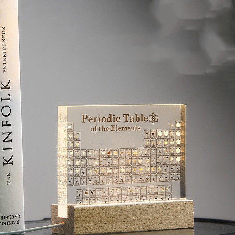 Acrylic Periodic Table with Element Samples