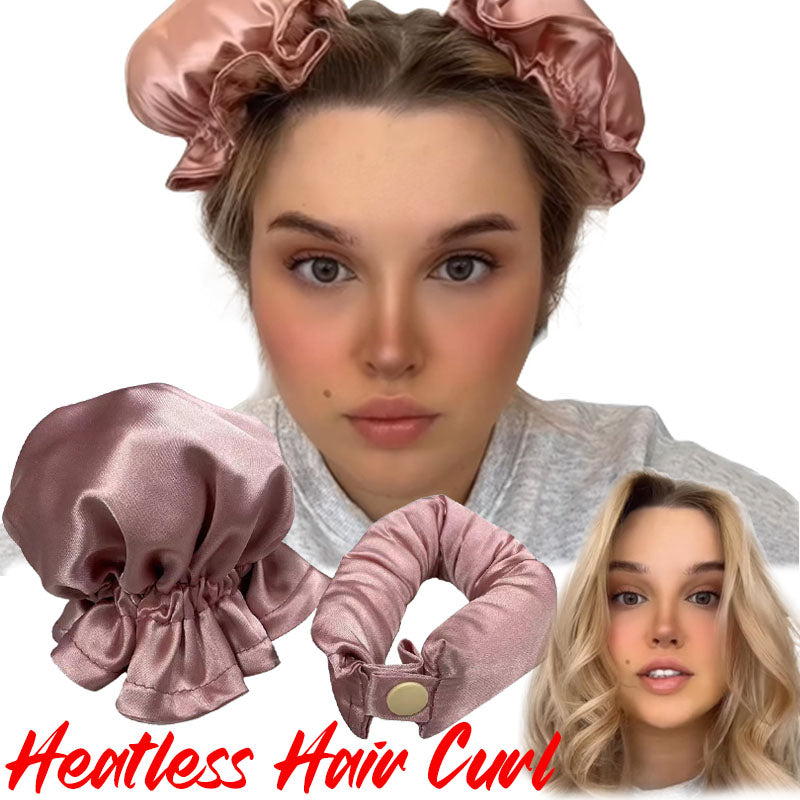 Satin Heatless Curling Buns Set