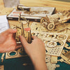 Wooden Mechanical Model Puzzle