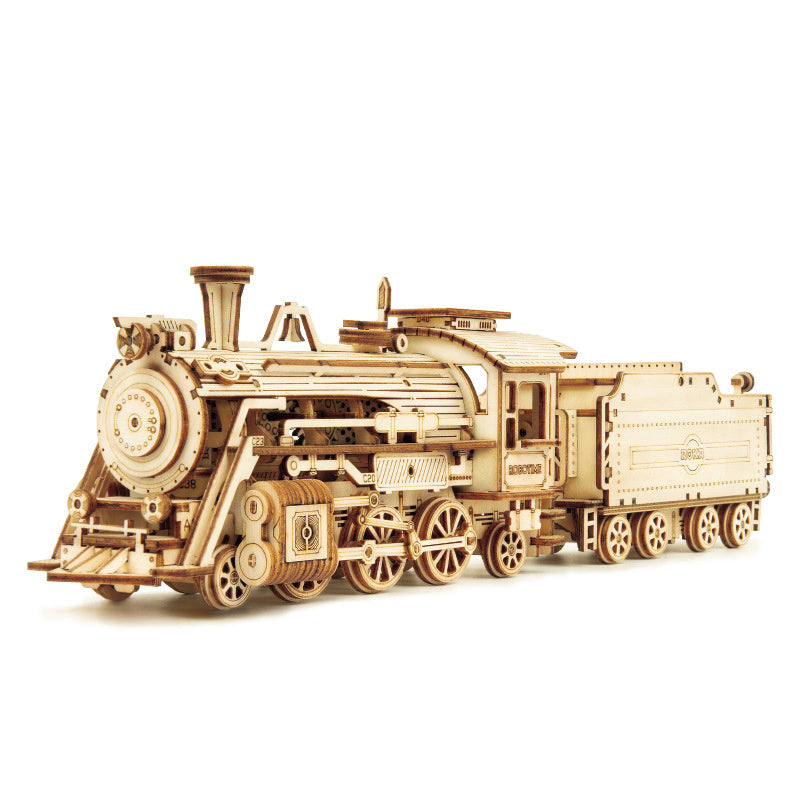 Wooden Mechanical Model Puzzle