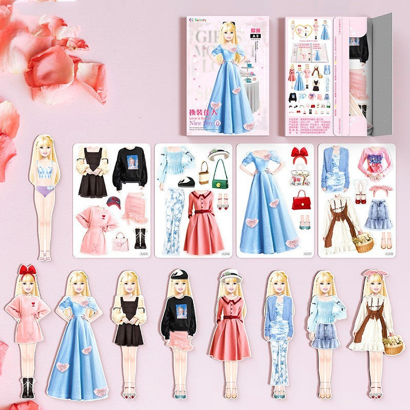 Magnetic Dress-Up Sticker Book