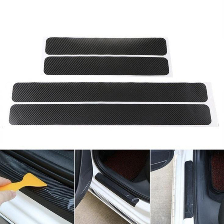 Carbon Fiber Door Sill Protectors (4PCS)