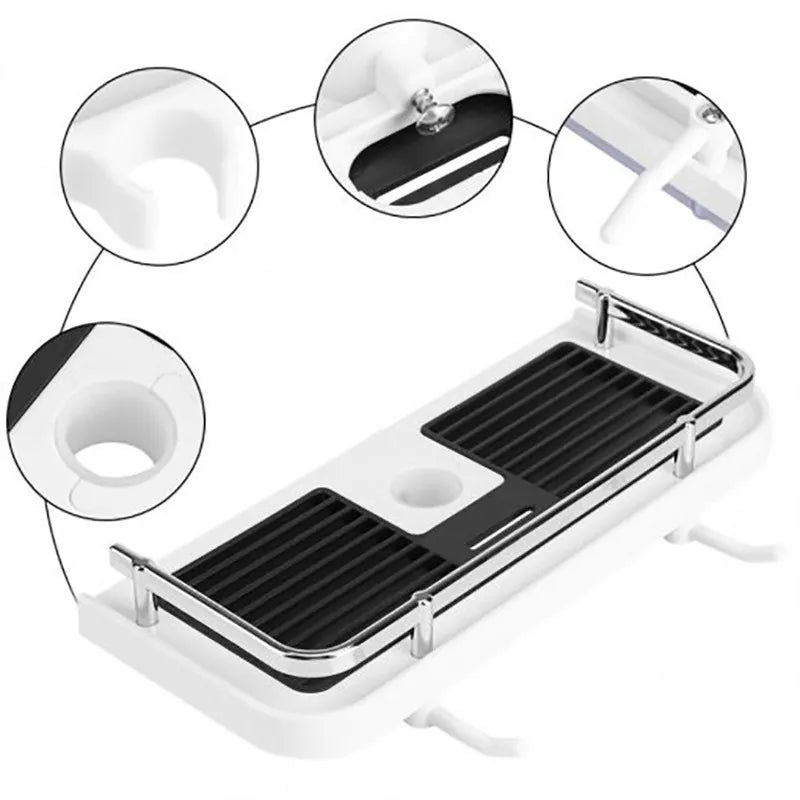 No-Drill Shower Shelf