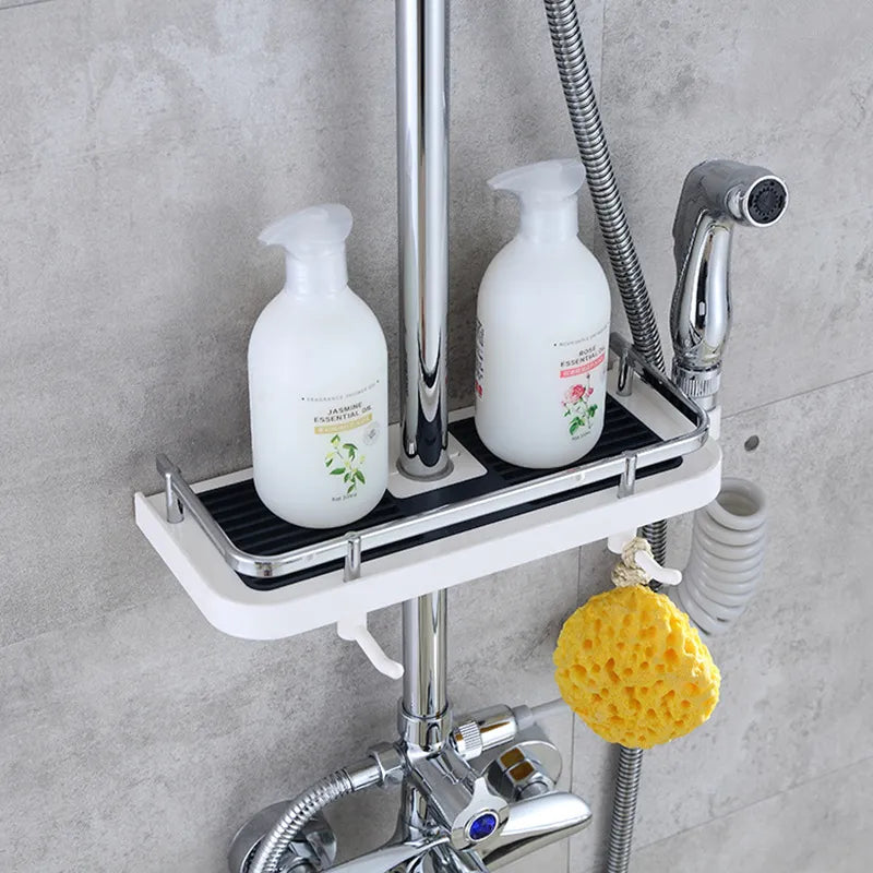 No-Drill Shower Shelf