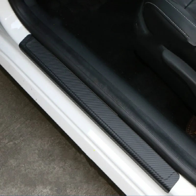 Carbon Fiber Door Sill Protectors (4PCS)