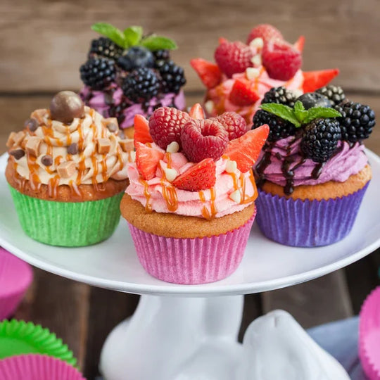 Decorated cupcakes image