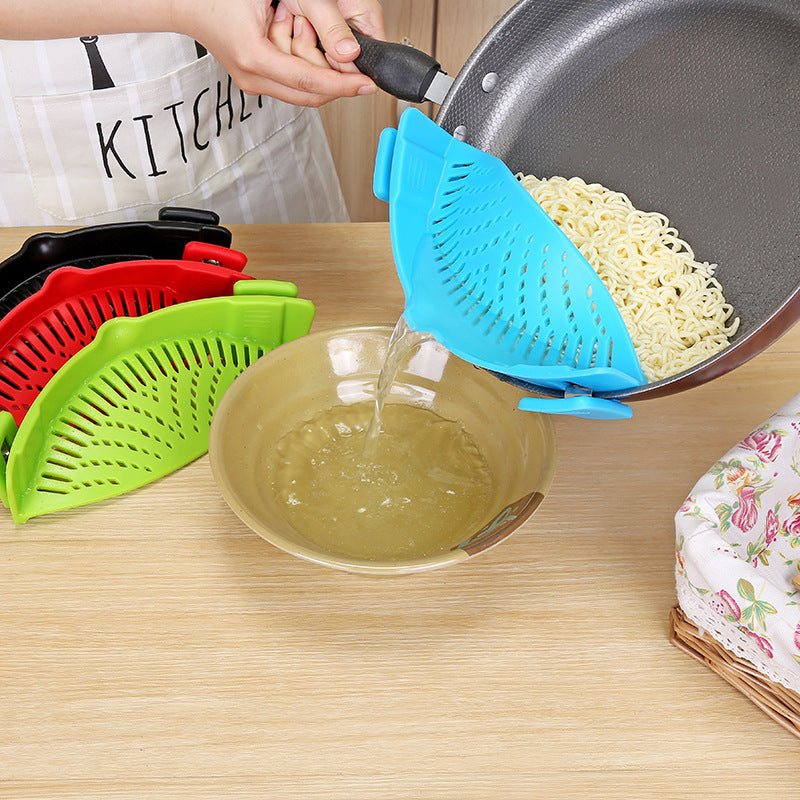 Clip-On Silicone Strainer