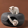 Donut-Shaped Cat Bed