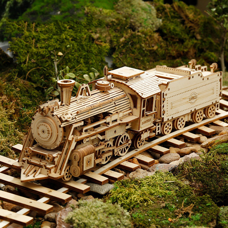 Wooden Mechanical Model Puzzle – Tecnoant