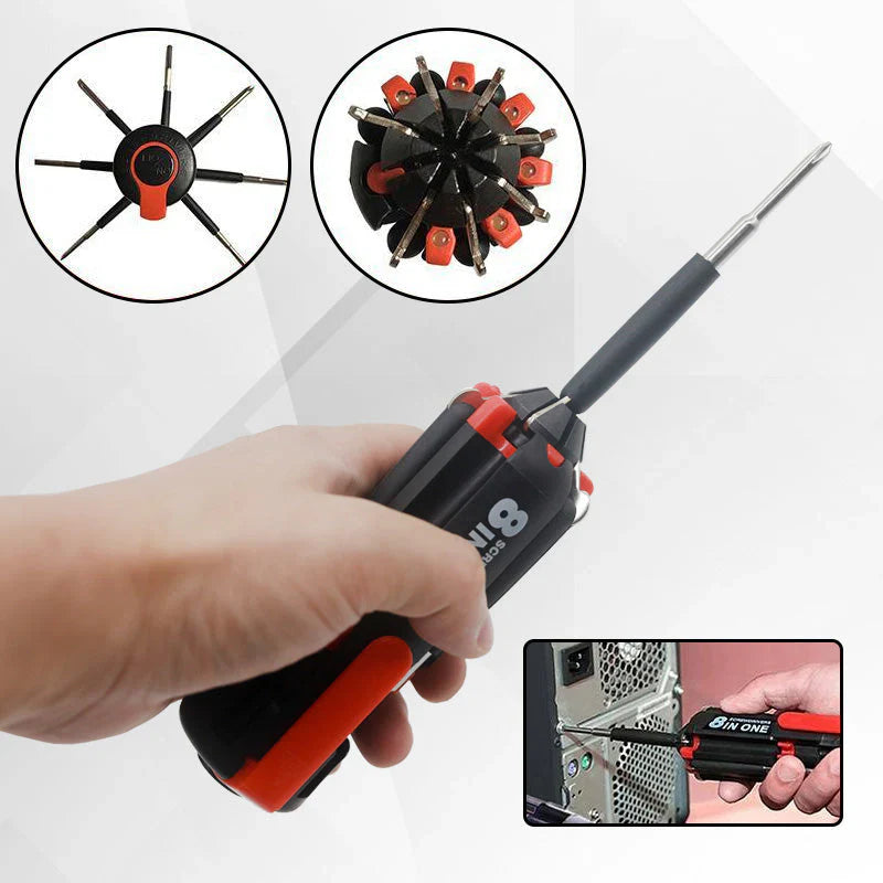 Sarker™ 8-In-1 Multifunctional Screwdriver