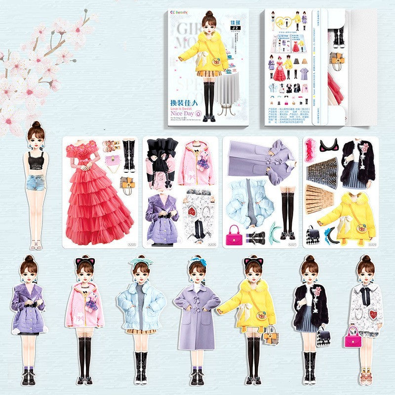 Magnetic Dress-Up Sticker Book
