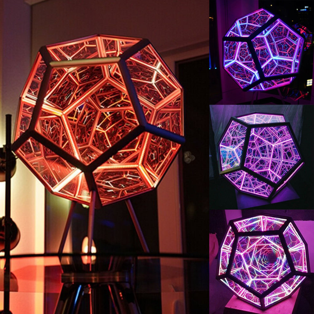 InfiniteX Dodecahedron Color Art Lamp