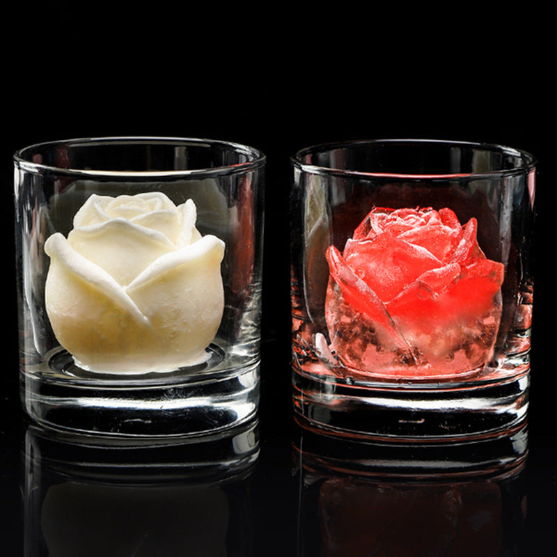 Rose Flower Ice Molds (Set of 3)