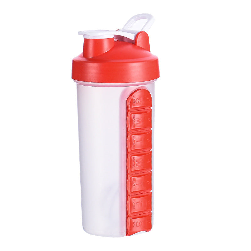 Water Bottle Daily Pill Organizer