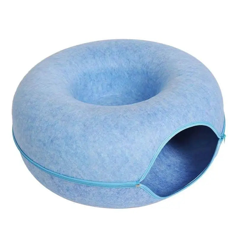 Donut-Shaped Cat Bed