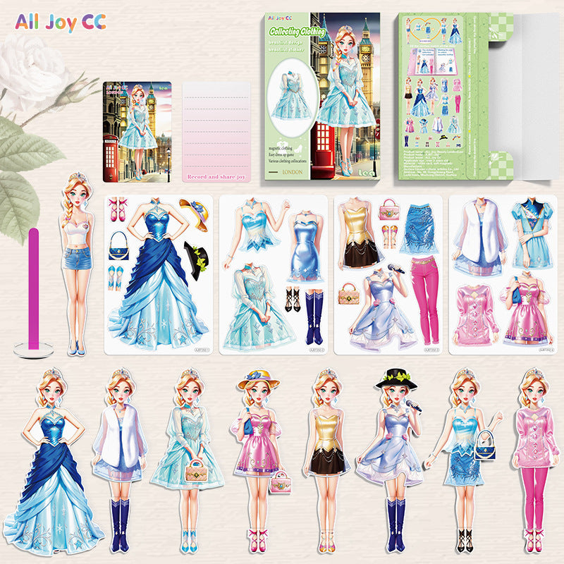 Magnetic Dress-Up Sticker Book