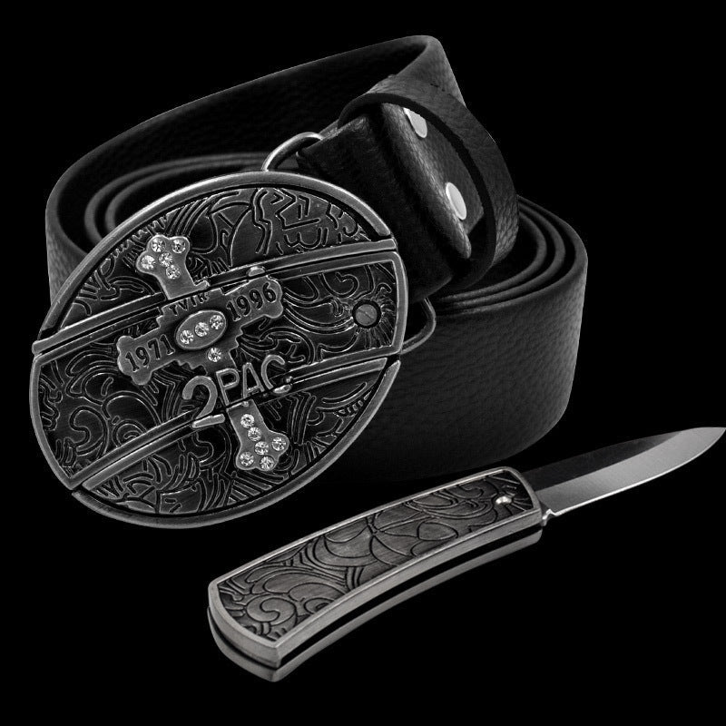 Self-defense Belt With a Hidden Knife