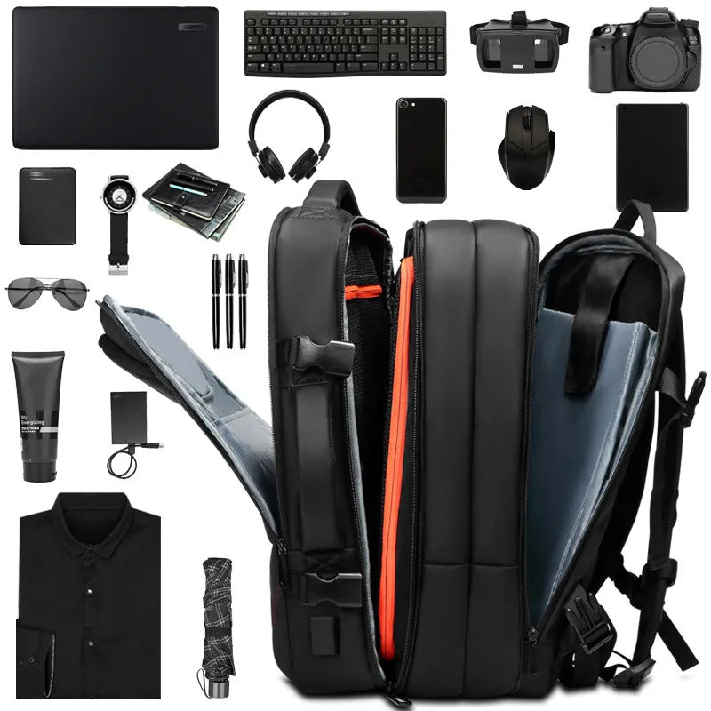 Expandable Waterproof Travel Backpack