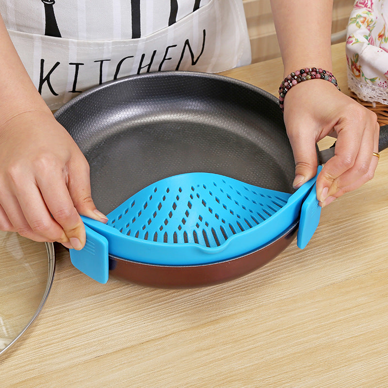 Clip-On Silicone Strainer