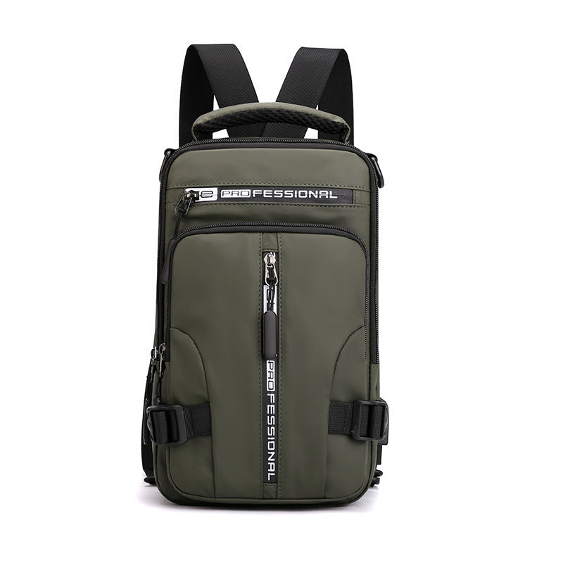 Multi-Compartment Crossbody Backpack