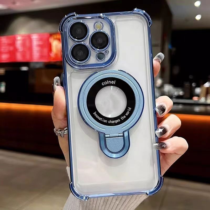 Protective Phone Case with a Ring Stand