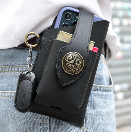 Phone Belt Leather Holster