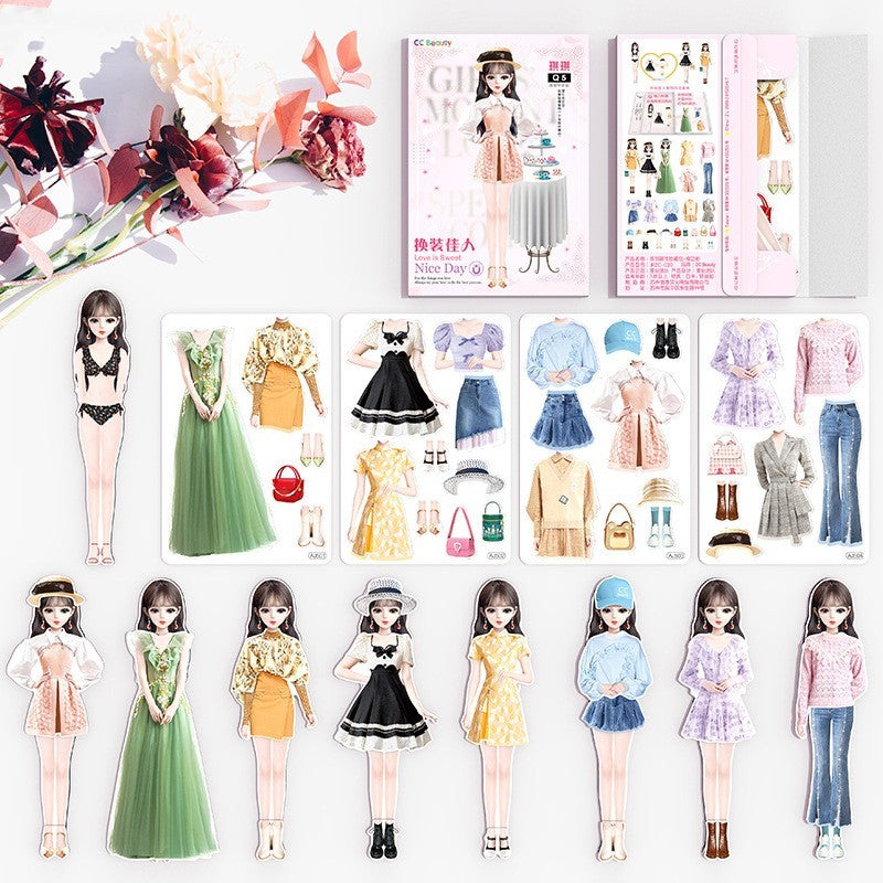 Magnetic Dress-Up Sticker Book