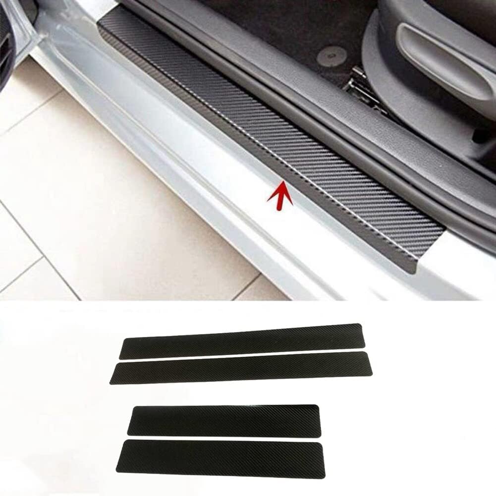 Carbon Fiber Door Sill Protectors (4PCS)