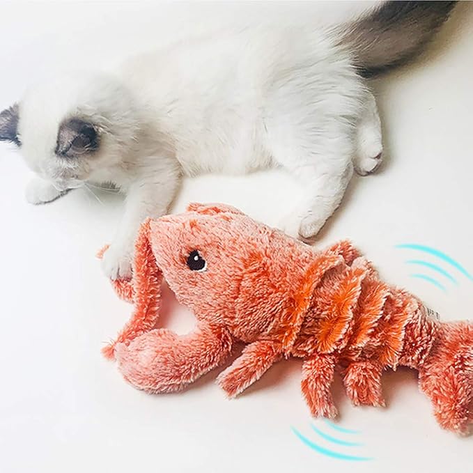 Wiggling Lobster Pet Toy