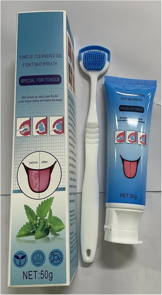 Oral Hygiene Brush & Tongue Cleansing Gel