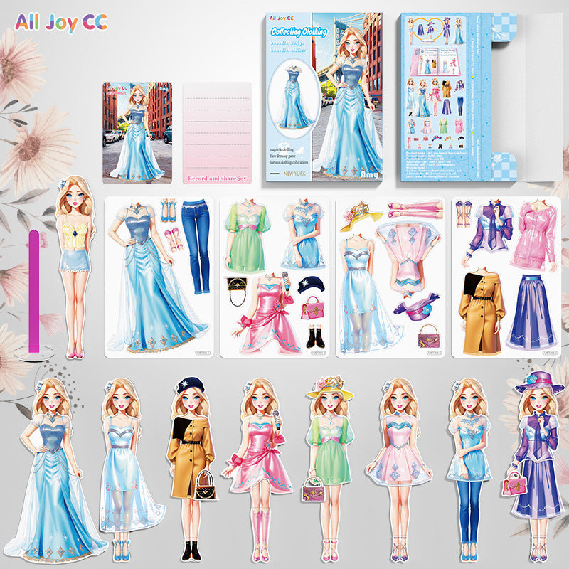 Magnetic Dress-Up Sticker Book