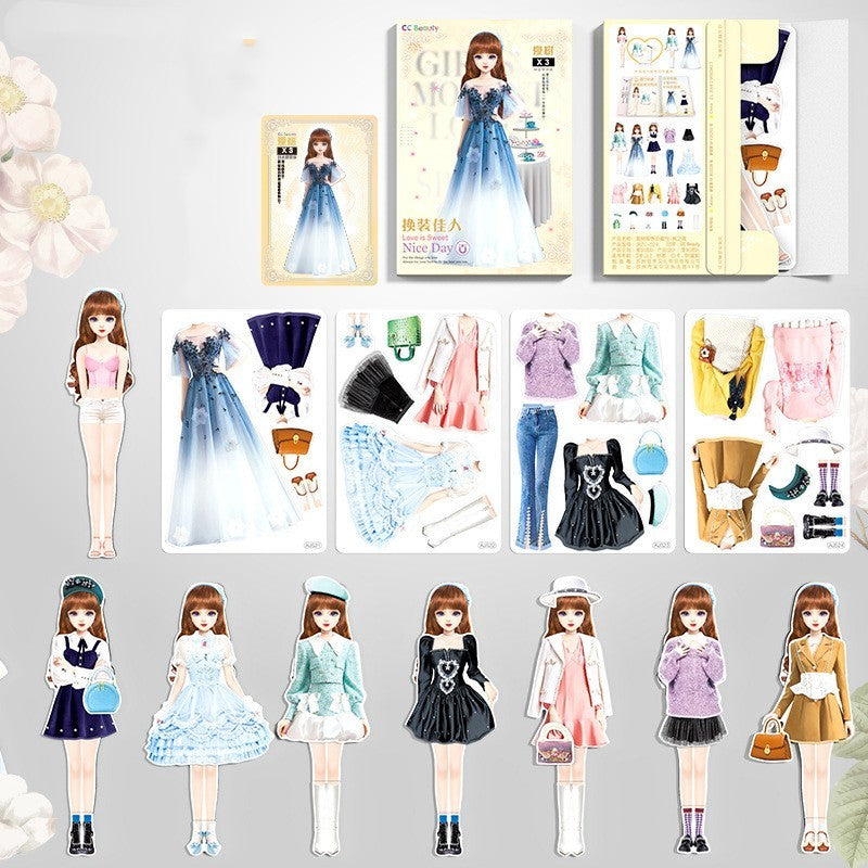 Magnetic Dress-Up Sticker Book