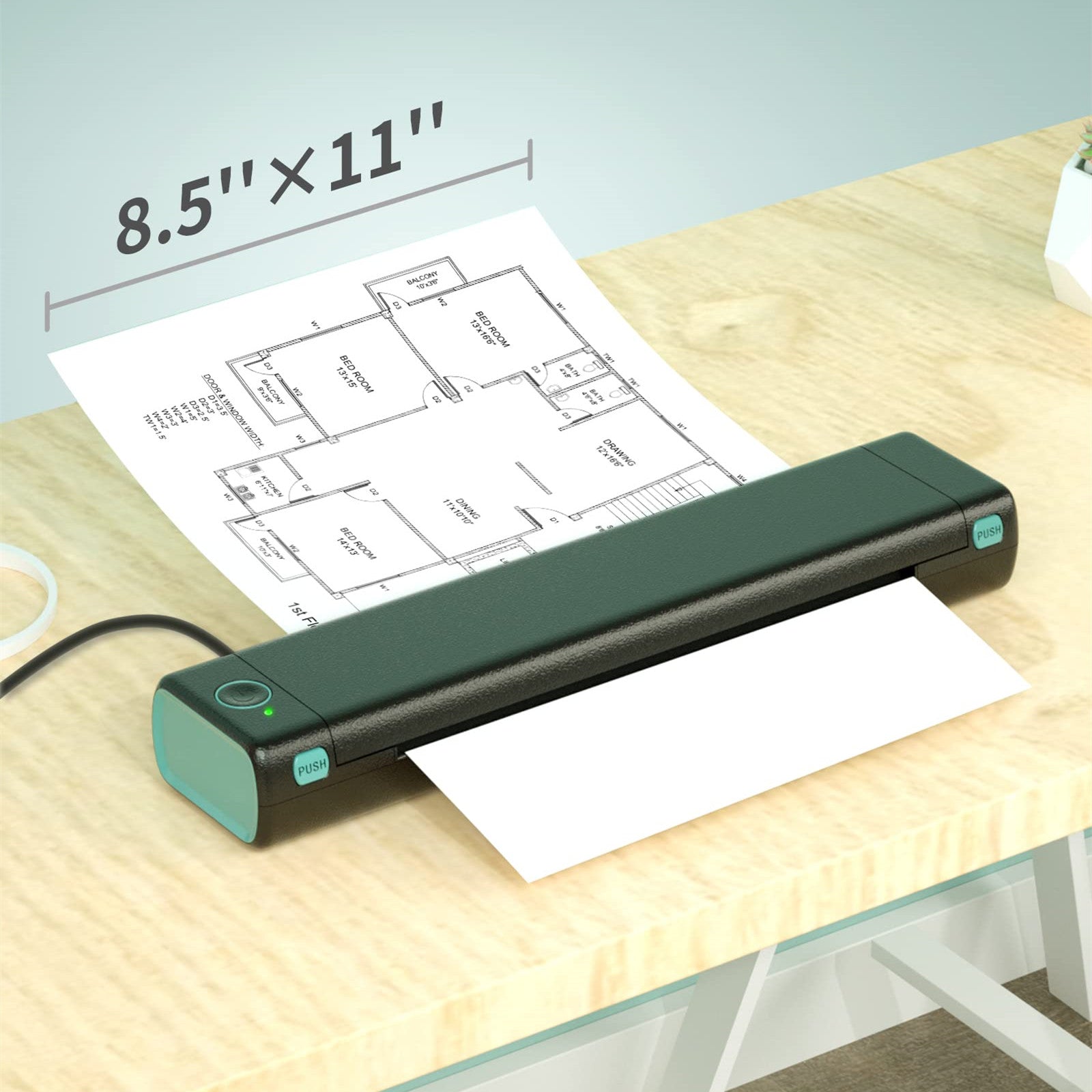 MobiPrint™ A4 Portable Thermal Printer