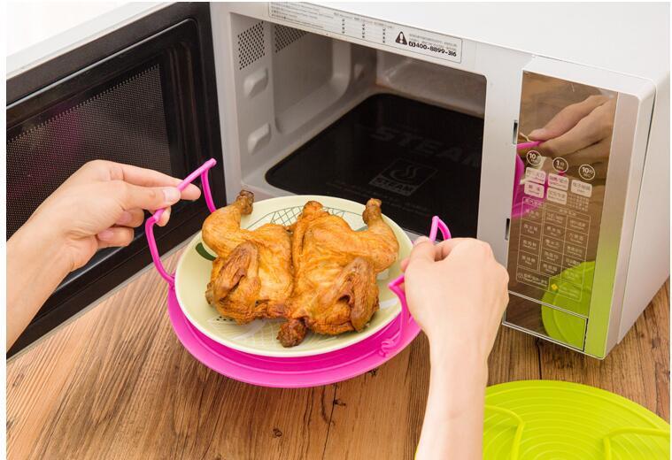 Heat-Resistant Microwave Cooking Tray