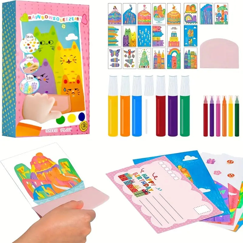 Scratch Painting Art Set