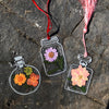 Transparent Dried Flower Bookmarks (20pcs/set)