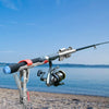 Spring-Loaded Fishing Rod Holder