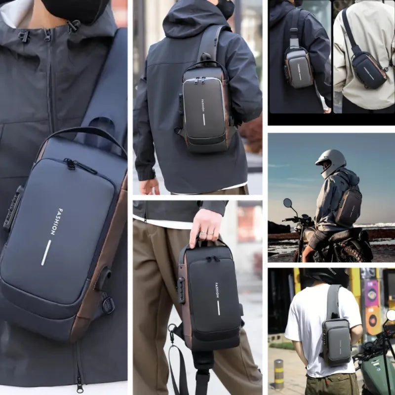 Anti-Theft Crossbody Backpack