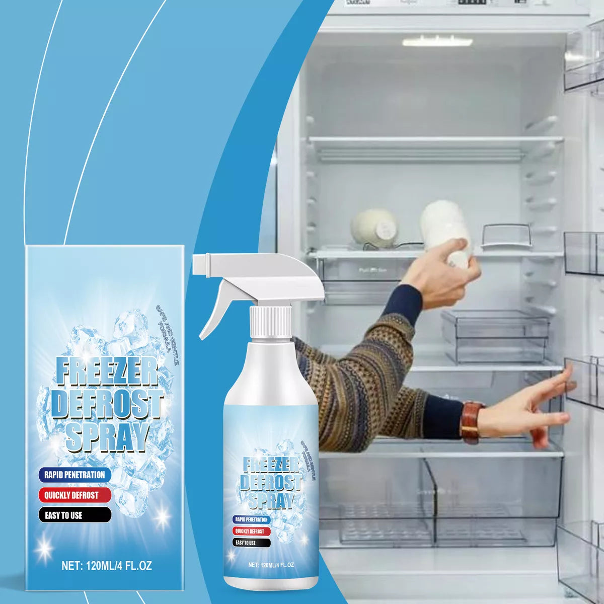 Defrost Spray for Freezer