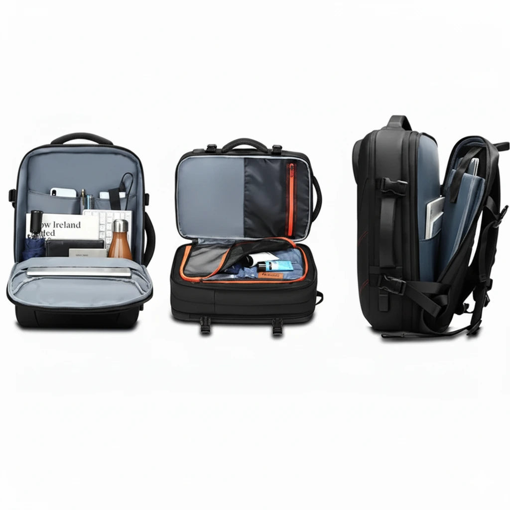 Expandable Waterproof Travel Backpack