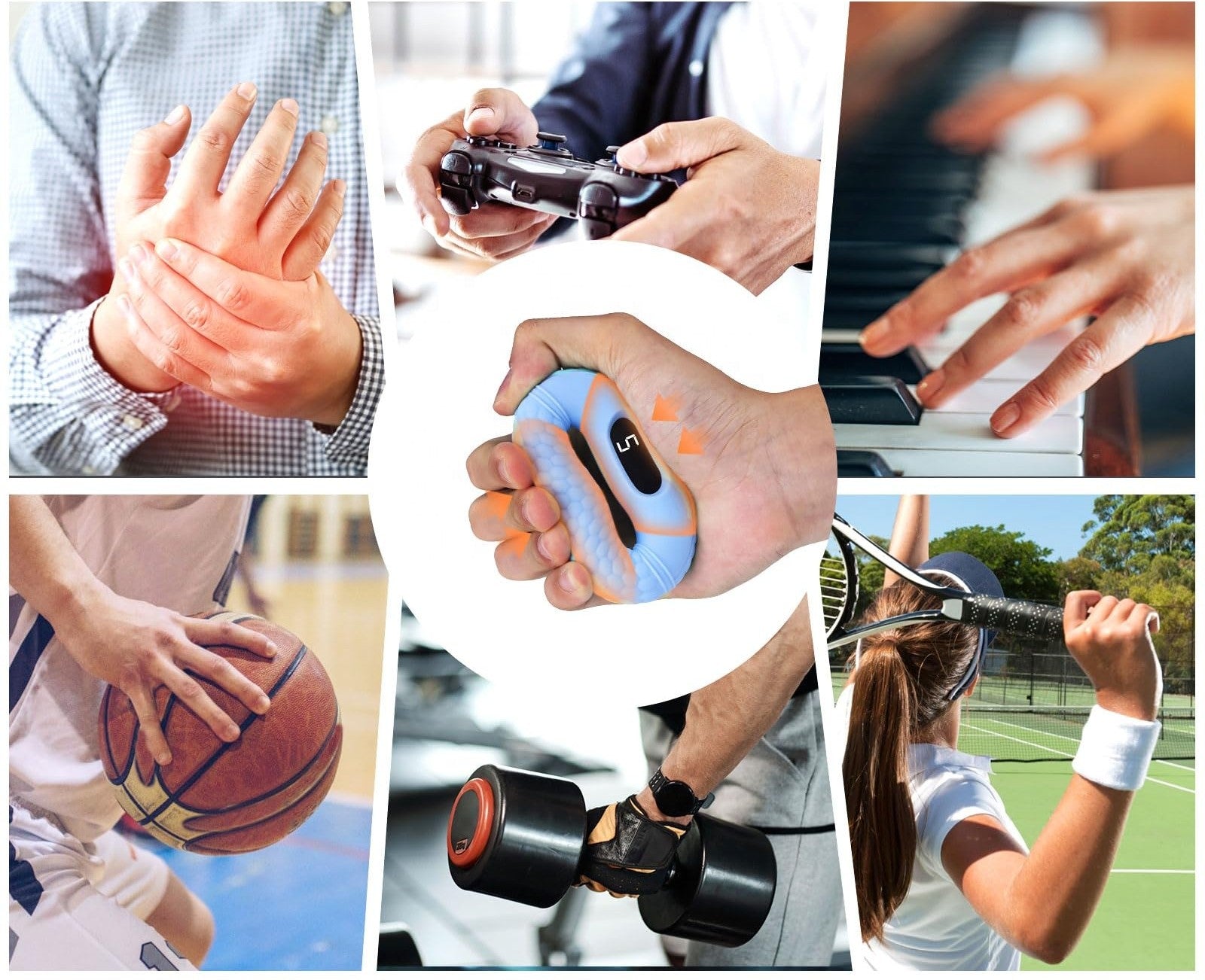 Bluetooth Smart Hand Grip Trainer