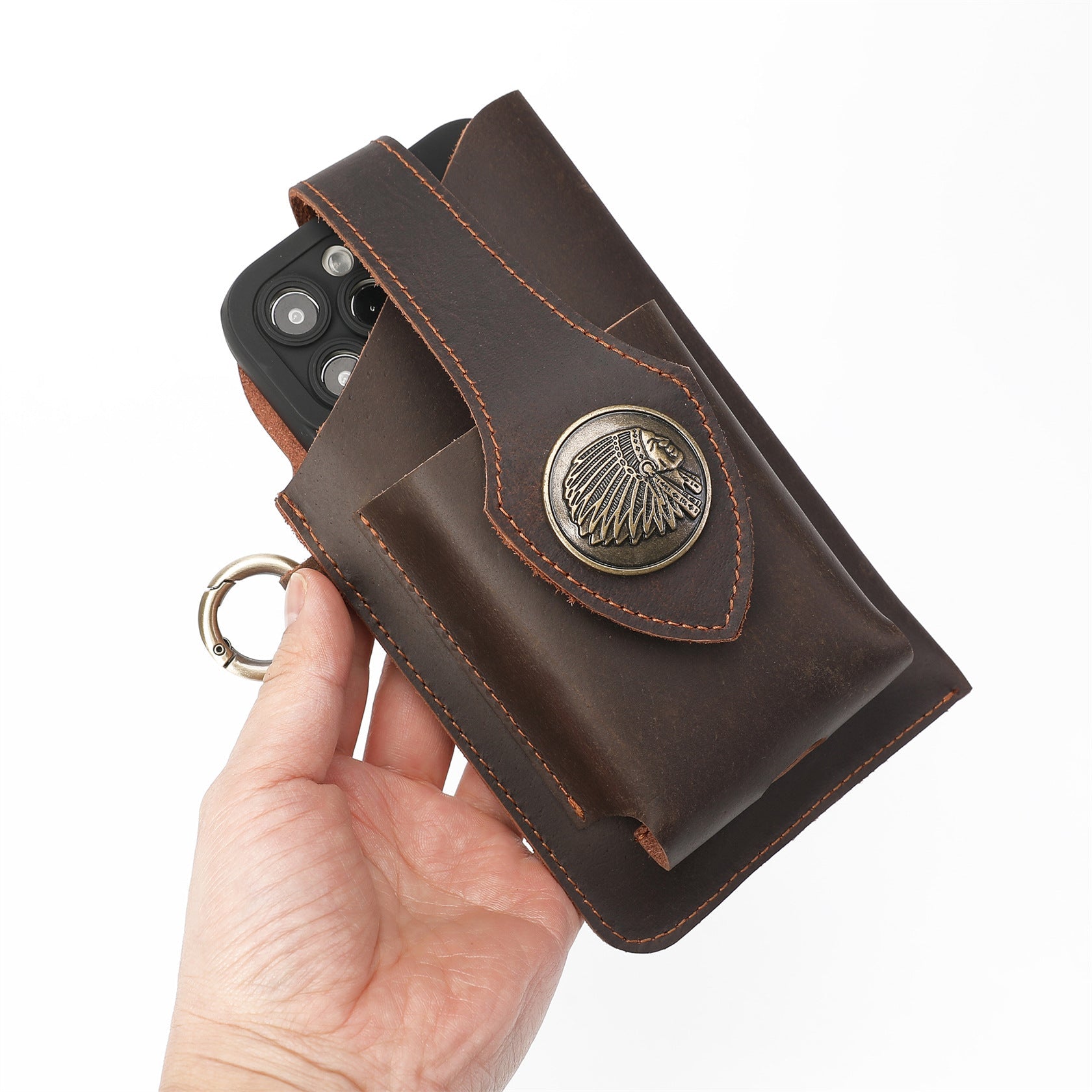 Phone Belt Leather Holster