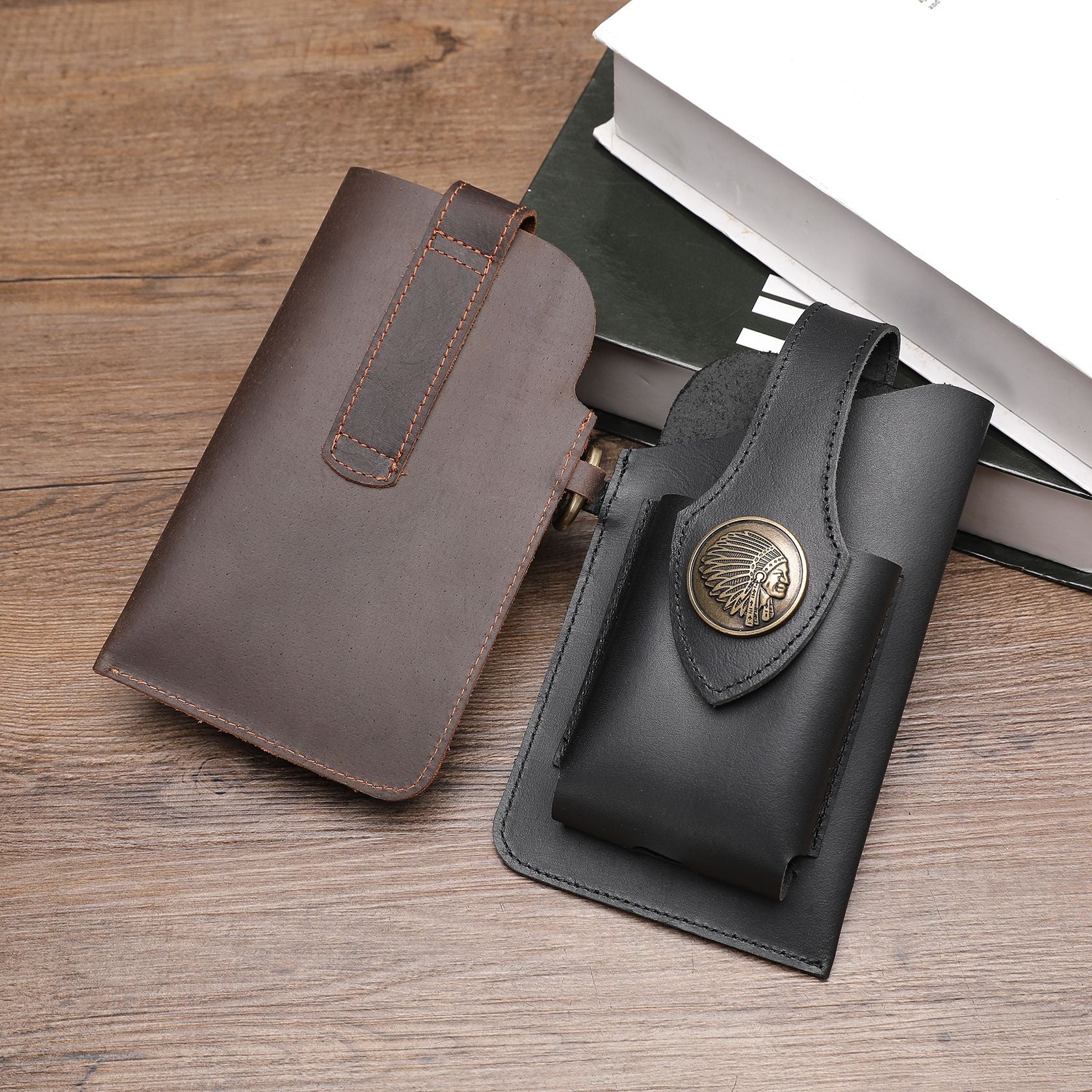 Phone Belt Leather Holster