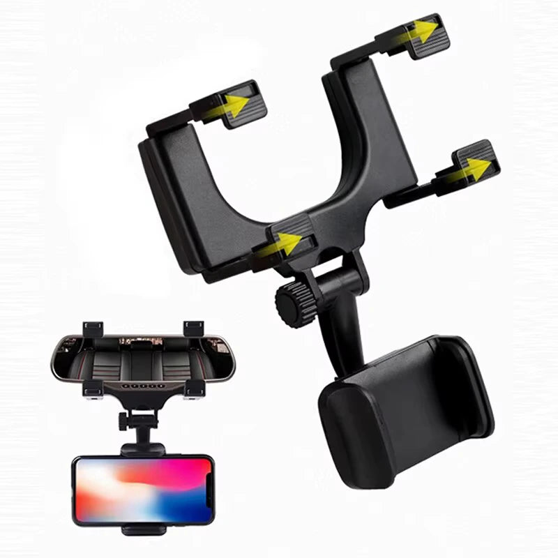 Rearview Mirror Phone Holder