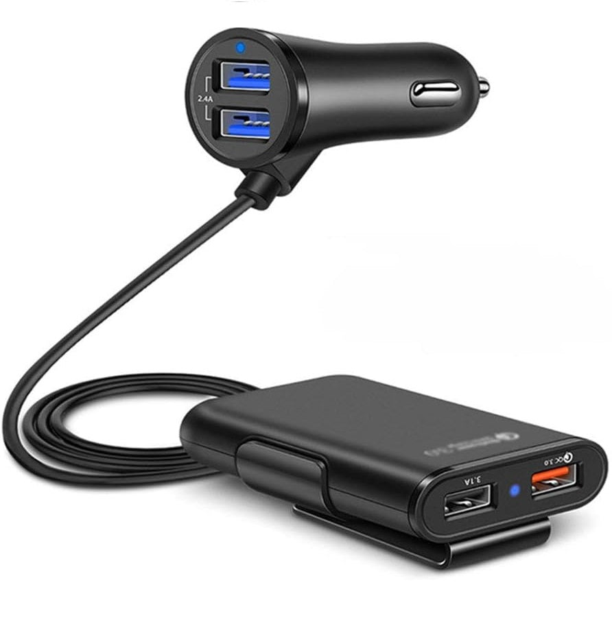 4-Port USB Car Charger