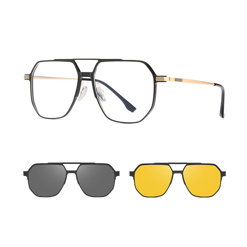 Polarized Magnetic Snap-On Sunglasses