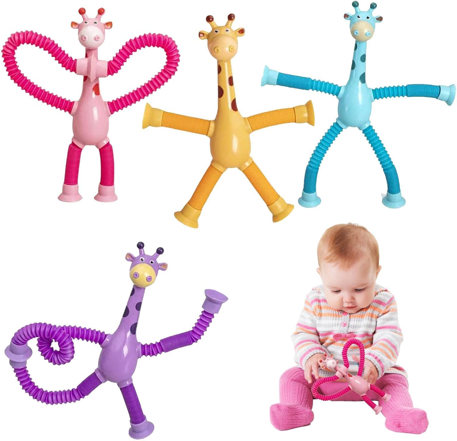 Giraffe Fidget Toys (Set of 4)