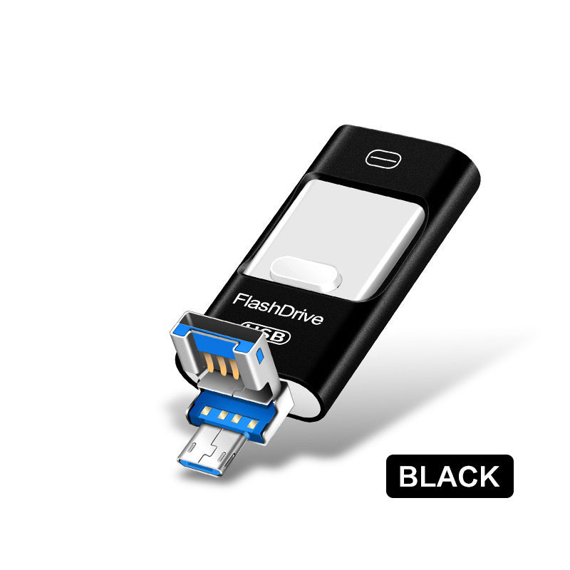 MicroDrive 3-in-1 USB Flash Drive