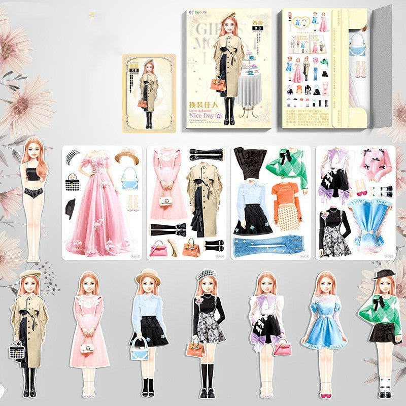 Magnetic Dress-Up Sticker Book