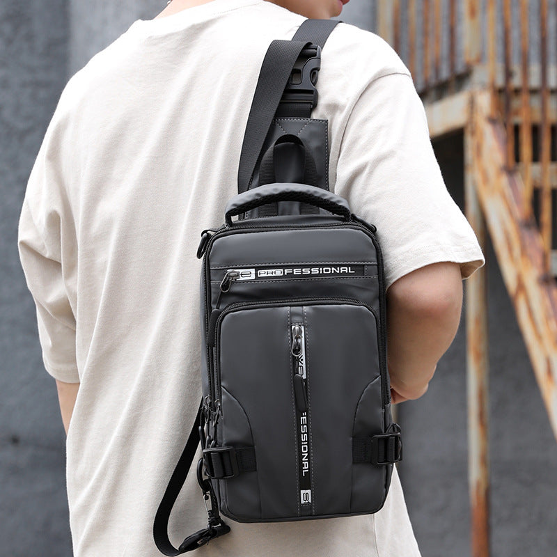 Multi-Compartment Crossbody Backpack